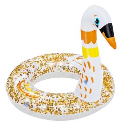 BESTWAY ΡΟΔΑ ΦΟΥΣΚΩΤΗ GLITTER ΦΛΑΜΙΓΚΟ (61 X 59)CM 36306