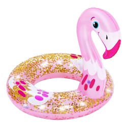 BESTWAY ΡΟΔΑ ΦΟΥΣΚΩΤΗ GLITTER ΦΛΑΜΙΓΚΟ (61 X 59)CM 36306