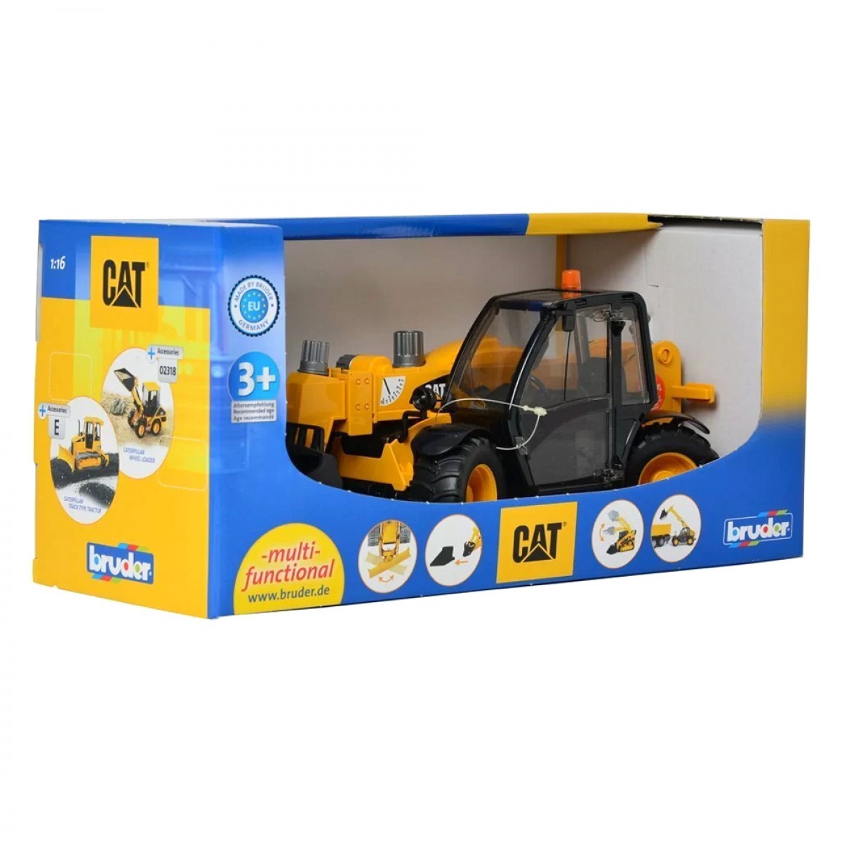 BRUDER ΦΟΡΤΩΤΗΣ ΤΗΛΕΣΚΟΠΙΚΟΣ CAT/4 2141 BRUDER ΦΟΡΤΩΤΗΣ ΤΗΛΕΣΚΟΠΙΚΟΣ CAT/4 2141