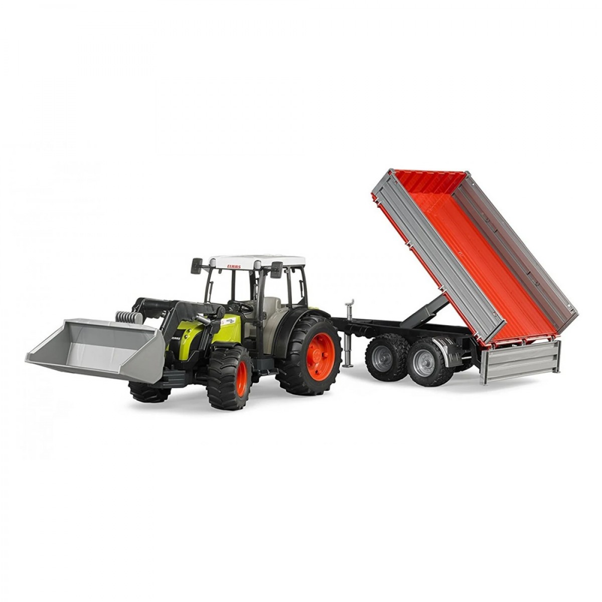 BRUDER ΤΡΑΚΤΕΡ CLAAS NECTIS 267F ΜΕ ΦΟΡΤΩΤΗ & ΚΑΡΟΤΣΑ 2112 BRUDER ΤΡΑΚΤΕΡ CLAAS NECTIS 267F ΜΕ ΦΟΡΤΩΤΗ & ΚΑΡΟΤΣΑ 2112