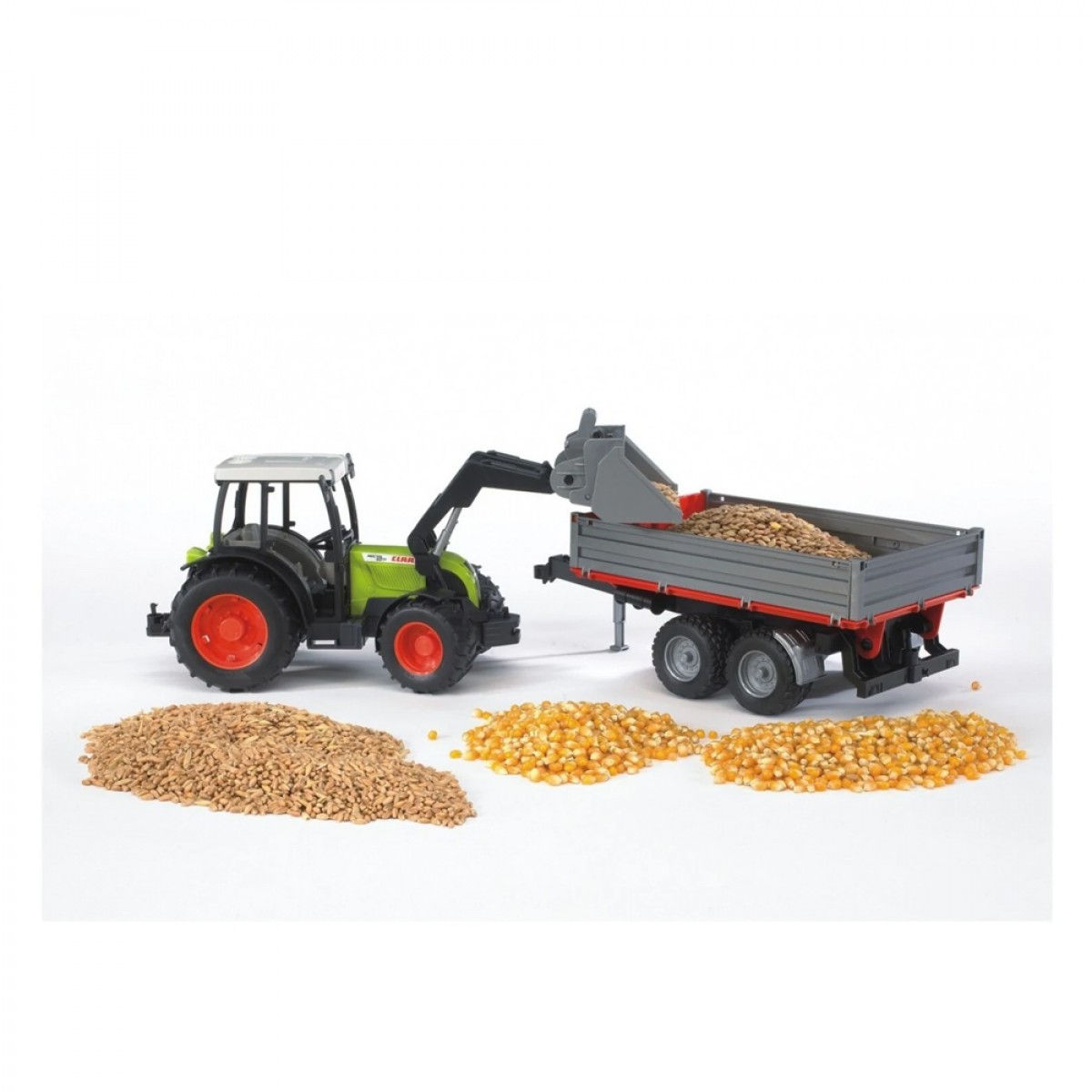 BRUDER ΤΡΑΚΤΕΡ CLAAS NECTIS 267F ΜΕ ΦΟΡΤΩΤΗ & ΚΑΡΟΤΣΑ 2112 BRUDER ΤΡΑΚΤΕΡ CLAAS NECTIS 267F ΜΕ ΦΟΡΤΩΤΗ & ΚΑΡΟΤΣΑ 2112