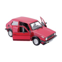 BURAGO 1/24 VOLKSWAGEN GOLF MK1 GTI (1979) RED18/21089