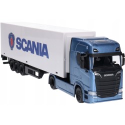 BURAGO 1/43 HAULER WITH TRAILER: SCANIA 18-31480/18-31468