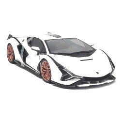 BURAGO 1/18 PLUS LAMBORGHINI SIAN FKP 37 WHITE 18/11046