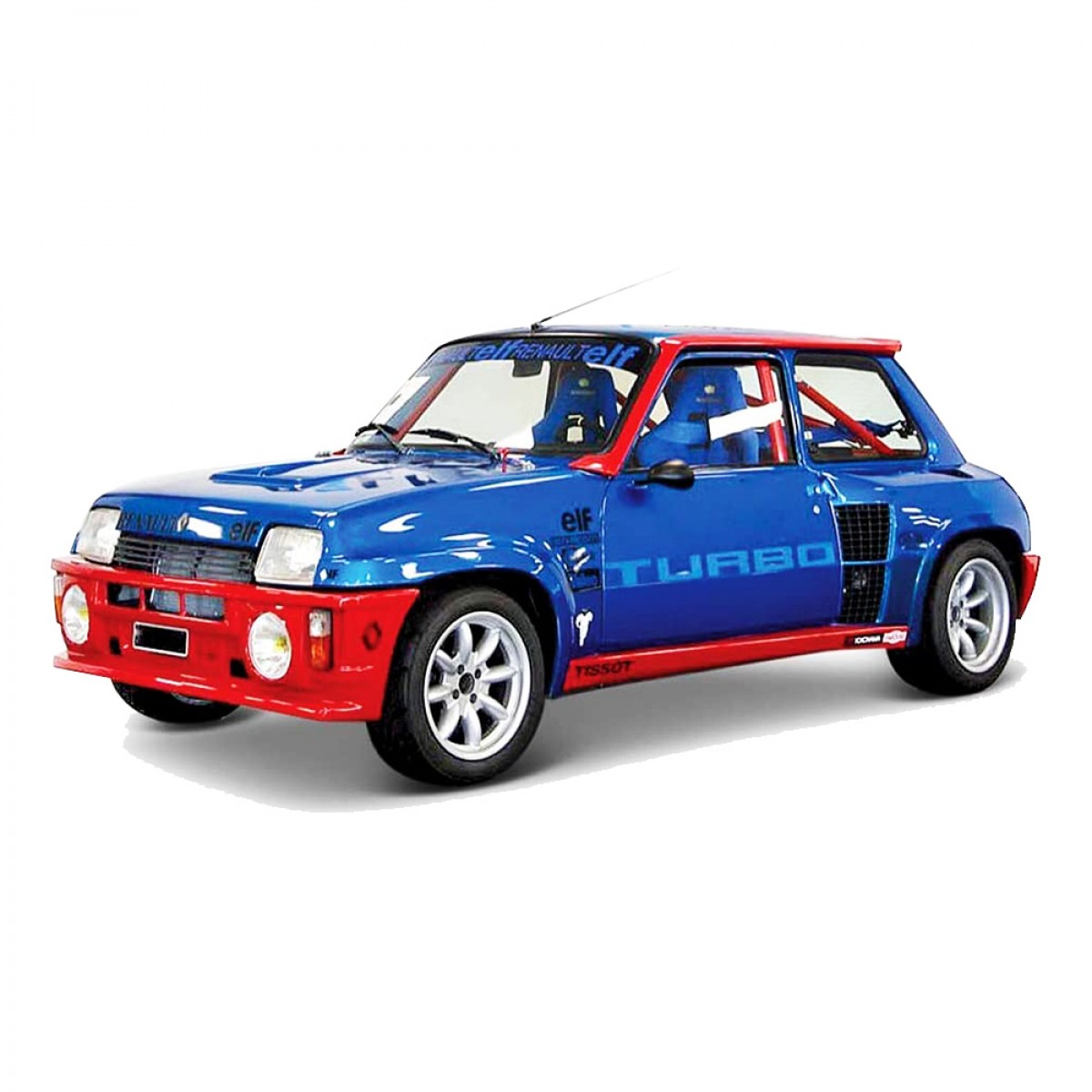 BURAGO 1/24 RENAULT 5 TURBO BLUE 18-21088