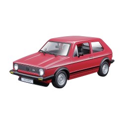 BURAGO 1/24 VOLKSWAGEN GOLF MK1 GTI (1979) RED18/21089
