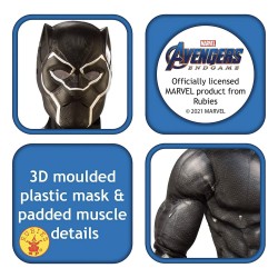 RUBIES ΣΤΟΛH BLACK PANTHER DELUXE 700682
