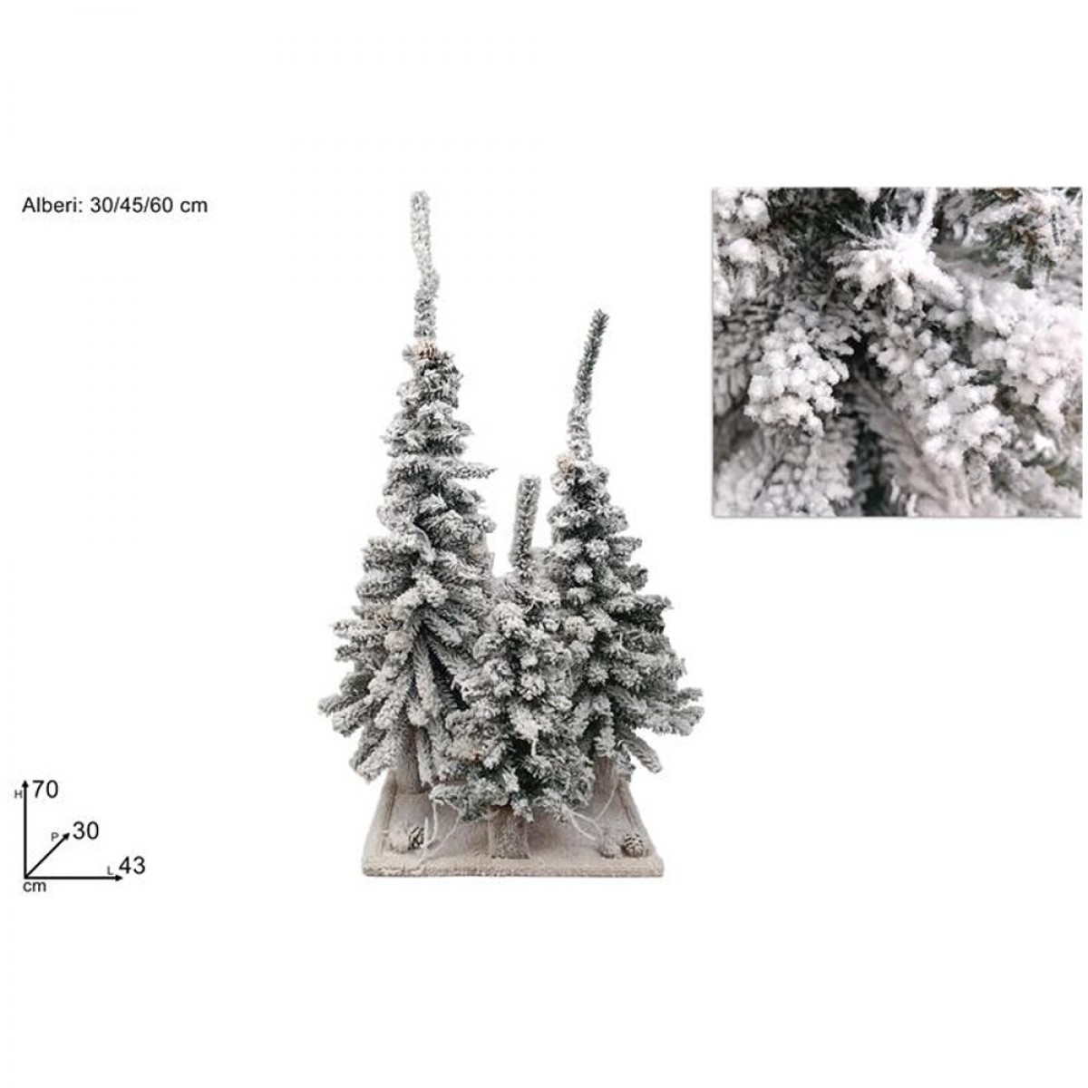 DUE ESSE ΣΕΤ ΧΙΟΝΙΣΜΕΝΑ ΔΕΝΤΡΑ ΜΕ ΒΑΣΗ 89364