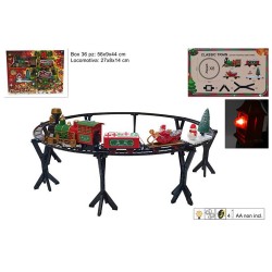 DUE ESSE ΧΡΙΣΤΟΥΓΕΝΝΙΑΤΙΚΟ ΤΡΕΝΟ ΜΠΑΤΑΡΙΑΣ ΜΕ ΜΟΥΣΙΚΗ, ΚΙΝΗΣΗ, ΦΩΣ & ΡΑΓΕΣ 45294