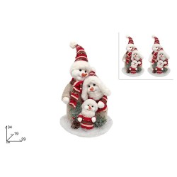 DUE ESSE ΧΡΙΣΤΟΥΓΕΝΝΙΑΤΙΚΕΣ ΦΙΓΟΥΡΕΣ ΟΙΚΟΓΕΝΕΙΑ ΜΕ ΧΙΟΝΑΝΘΡΩΠΟΥΣ ΜΕ ΦΩΣ 50073