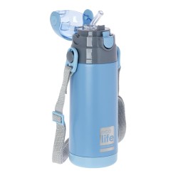 ECO LIFE ΜΕΤΑΛΛΙΚΟ ΜΠΟΥΚΑΛΙ ΜΠΛΕ 3-ΒΟ-3008 (400ML)