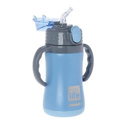 ECO LIFE ΜΕΤΑΛΛΙΚΟΣ ΘΕΡΜΟΣ ΜΠΛΕ ΠΑΙΔΙΚΟΣ 33-BO-3006 (300ML)