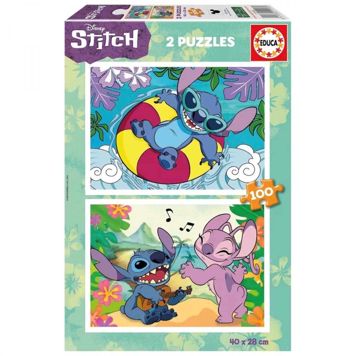 EDUCA ΠΑΖΛ 2Χ100 ΤΕΜ.DISNEY STITCH NO 19998 EDUCA ΠΑΖΛ 2Χ100 ΤΕΜ.DISNEY STITCH NO 19998