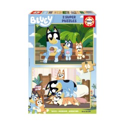 EDUCA ΠΑΖΛ (2Χ16 ΤΕΜΑΧΙΑ) BLUEY ΞΥΛΙΝΟ 19406