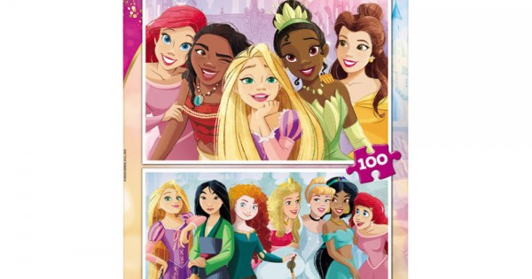 Educa-EDUCA PUZZLE DISNEY PRINCESS 19298 (2X100 TEM)(19298) | lampridis.gr
