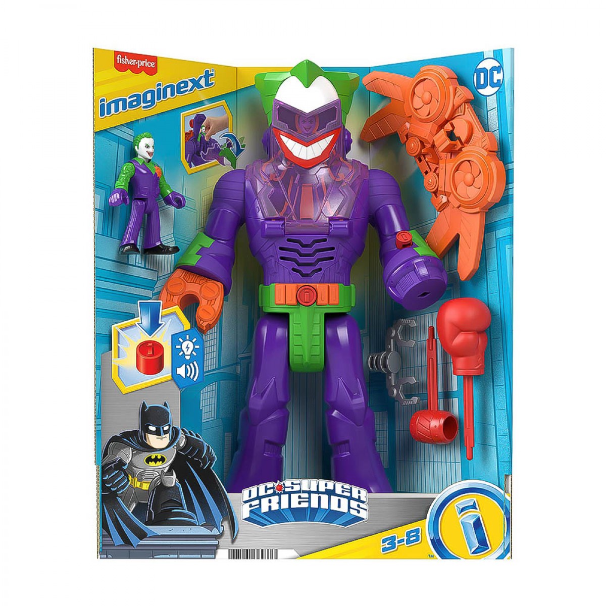 FISHER PRICE IMAGINEXT-ΦΙΓΟΥΡΕΣ DC INSIDERS JOKER HMK87/HKN47 FISHER PRICE IMAGINEXT-ΦΙΓΟΥΡΕΣ DC INSIDERS JOKER HMK87/HKN47