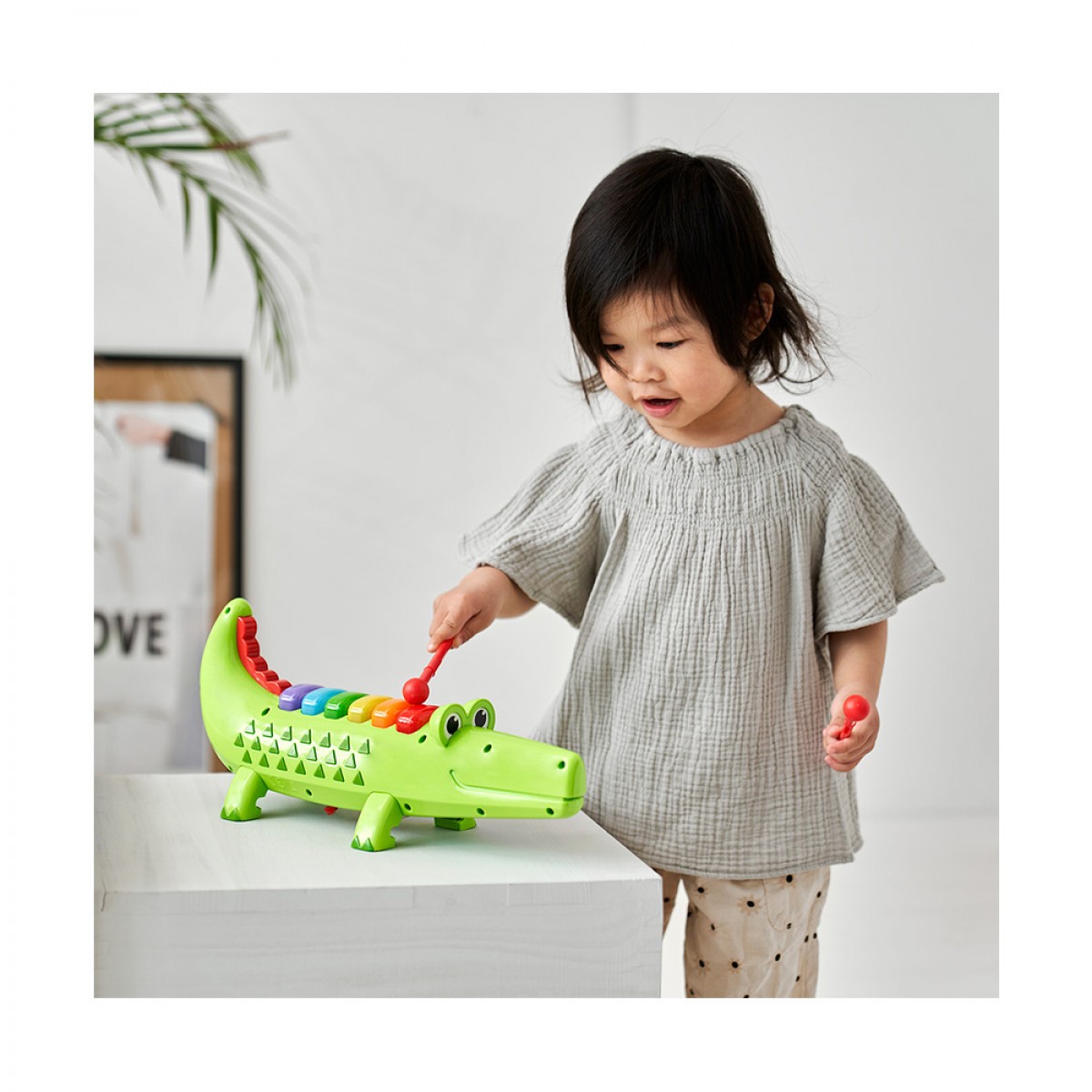 FISHER PRICE CROCODILE XYLOPHONE 070844 FISHER PRICE CROCODILE XYLOPHONE 070844