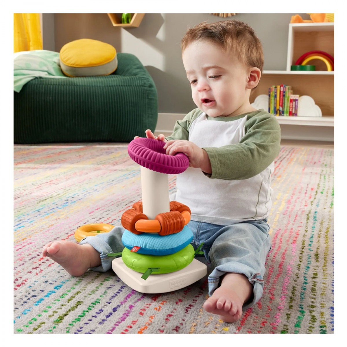 FISHER PRICE ΠΥΡΑΜΙΔΑ (ΠΟΛΛΑΠΛΕΣ ΑΙΣΘΗΣΕΙΣ) HXK47 FISHER PRICE ΠΥΡΑΜΙΔΑ (ΠΟΛΛΑΠΛΕΣ ΑΙΣΘΗΣΕΙΣ) HXK47