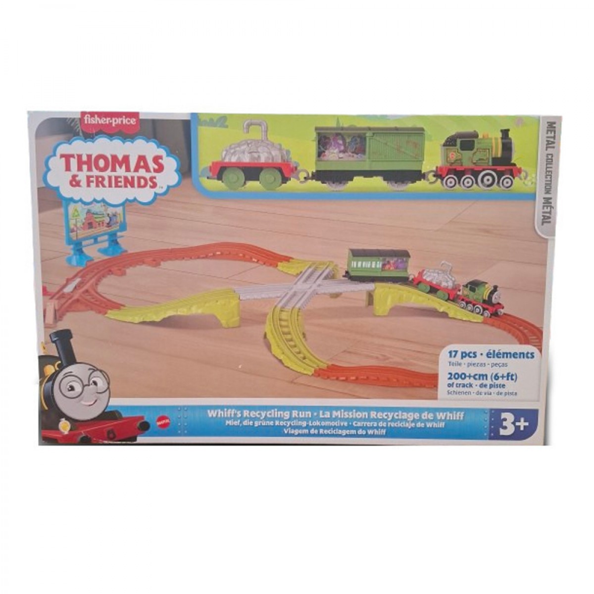 FISHER PRICE ΤΟΜΑΣ ΑΓΑΠΗΜΕΝΕΣ ΔΙΑΔΡΟΜΕΣ WHIFFS RECYCLING RUN HGY82/JCY74