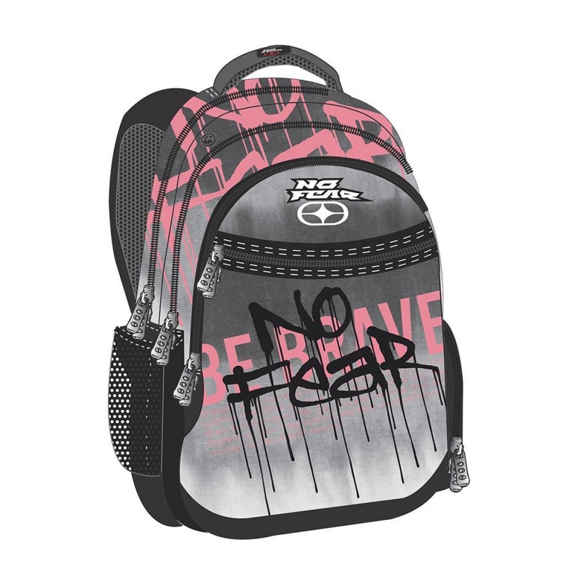 Gim GIM OVAL BACKPACK BMU NO FEAR BE BRAVE 348 01031 348 01031