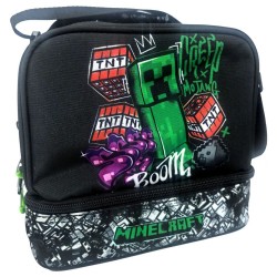 GIM ΤΣΑΝΤΑΚΙ ΦΑΓΗΤΟΥ ΟΒΑΛ MINECRAFT METRO ART 03220