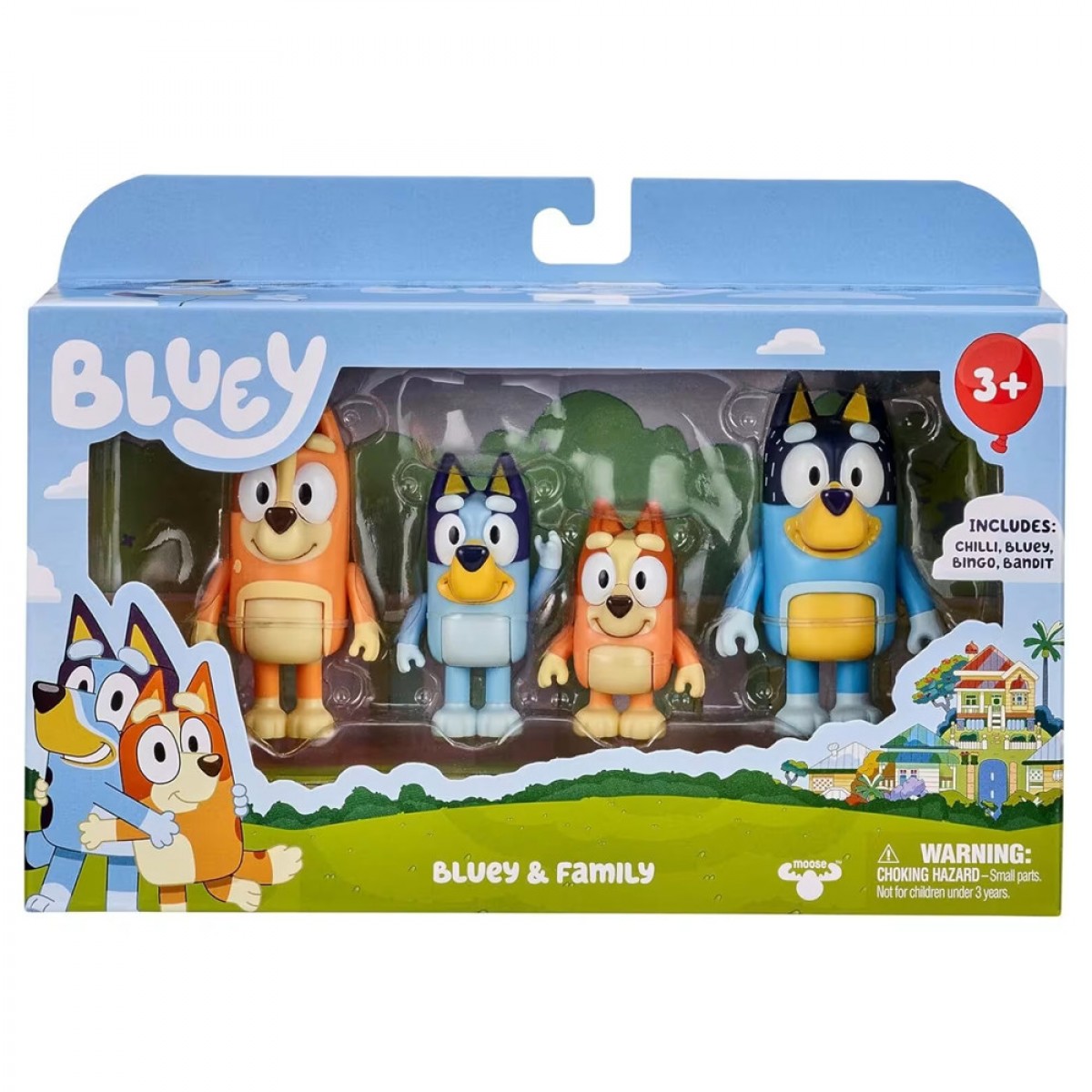 GIOCHI PREZIOSI BLUEY ΦΙΓΟΥΡΕΣ 4 PACK - BLUEY & FAMILY BLYA6100