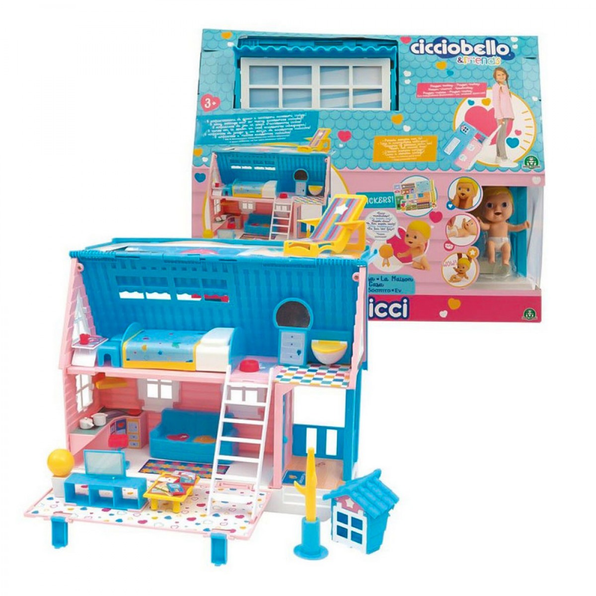 GIOCHI PREZIOSI CICCIOBELLO AMICICCI ΠΑΙΧΝΙΔΟΣΠΙΤΟ CC012000 GIOCHI PREZIOSI CICCIOBELLO AMICICCI ΠΑΙΧΝΙΔΟΣΠΙΤΟ CC012000