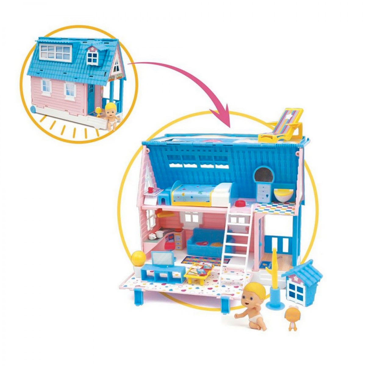 GIOCHI PREZIOSI CICCIOBELLO AMICICCI ΠΑΙΧΝΙΔΟΣΠΙΤΟ CC012000 GIOCHI PREZIOSI CICCIOBELLO AMICICCI ΠΑΙΧΝΙΔΟΣΠΙΤΟ CC012000