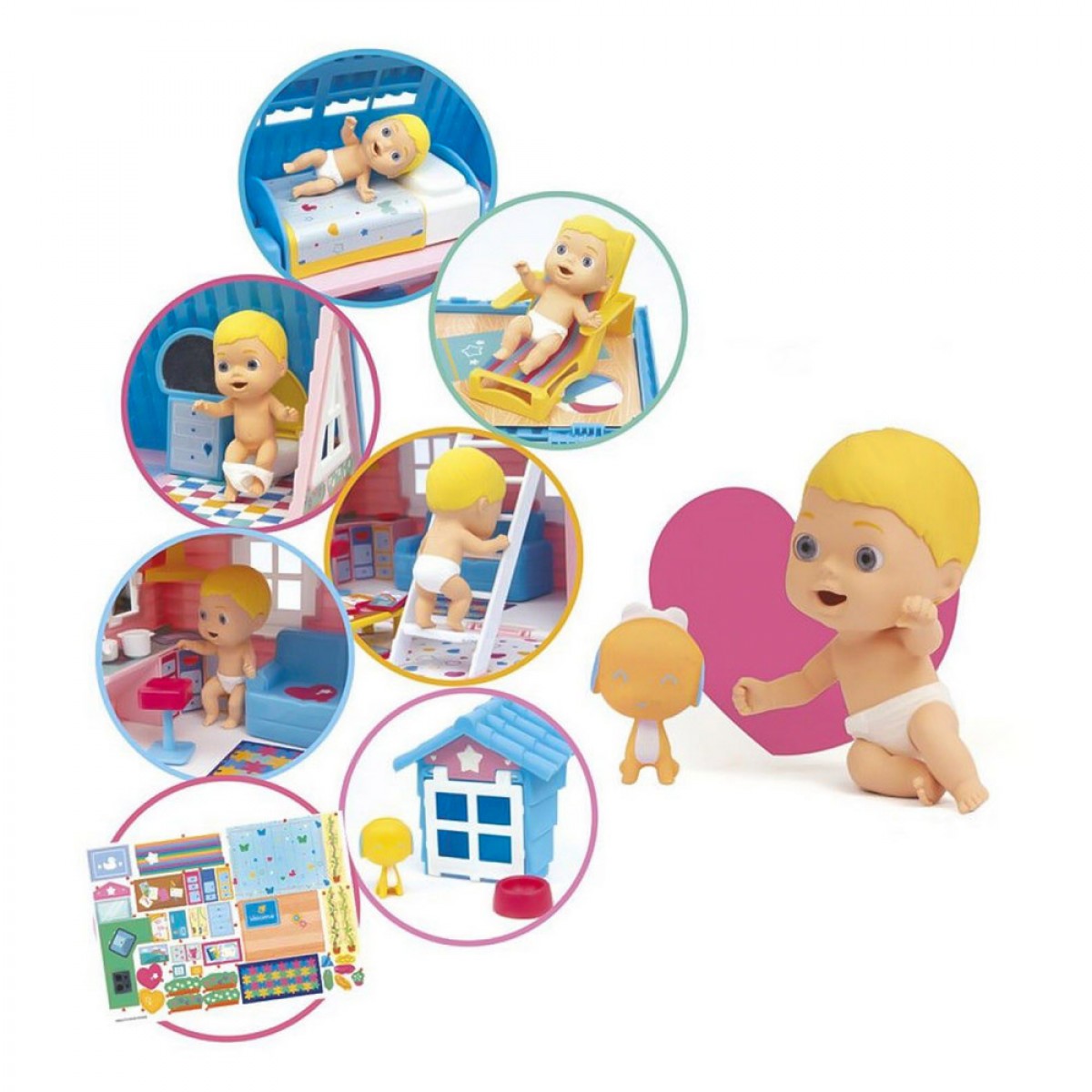 GIOCHI PREZIOSI CICCIOBELLO AMICICCI ΠΑΙΧΝΙΔΟΣΠΙΤΟ CC012000 GIOCHI PREZIOSI CICCIOBELLO AMICICCI ΠΑΙΧΝΙΔΟΣΠΙΤΟ CC012000