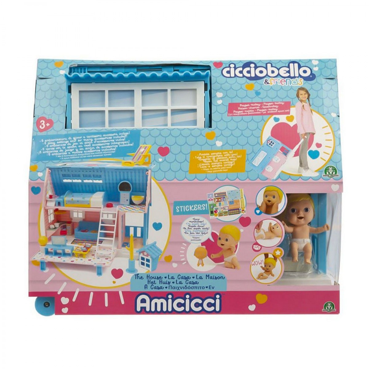 GIOCHI PREZIOSI CICCIOBELLO AMICICCI ΠΑΙΧΝΙΔΟΣΠΙΤΟ CC012000 GIOCHI PREZIOSI CICCIOBELLO AMICICCI ΠΑΙΧΝΙΔΟΣΠΙΤΟ CC012000
