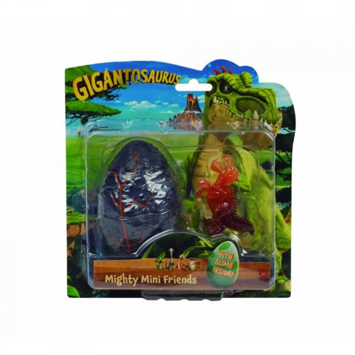 Figurine Gigantosaurus 5 Cm Avec œuf à Slime - Jouet Dinosaure Pour Enfants Dès 3 Ans - 4