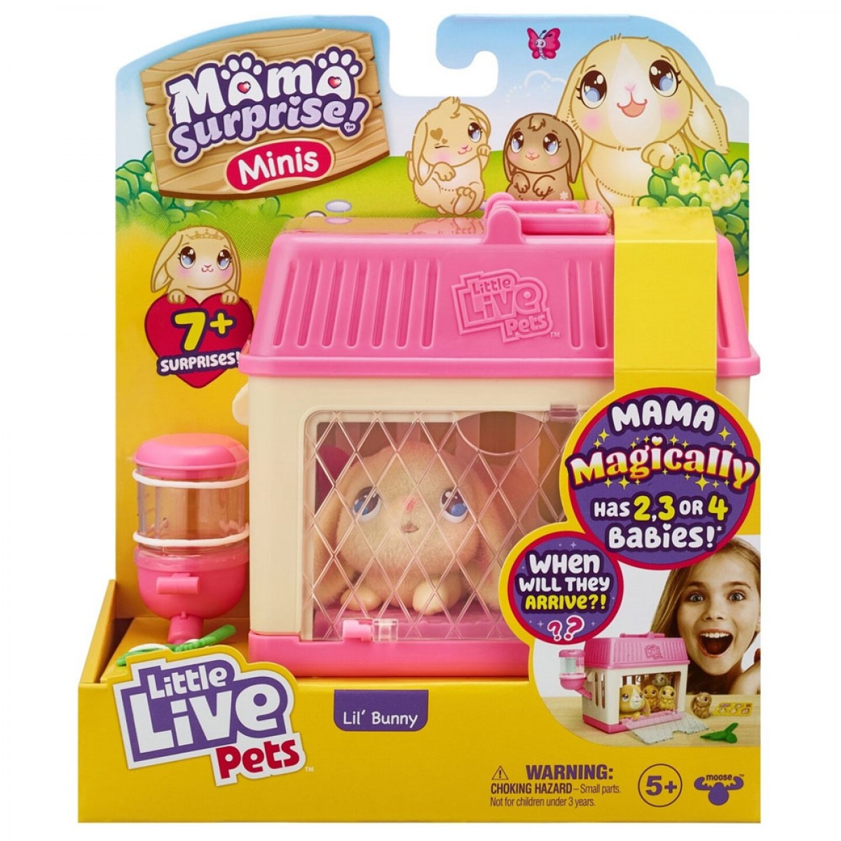 GIOCHI PREZIOSI  LITTLE LIVE PETS MAMA SURPRISE MINIS MAMA LIL` BUNNY LP301200 GIOCHI PREZIOSI  LITTLE LIVE PETS MAMA SURPRISE MINIS MAMA LIL` BUNNY LP301200