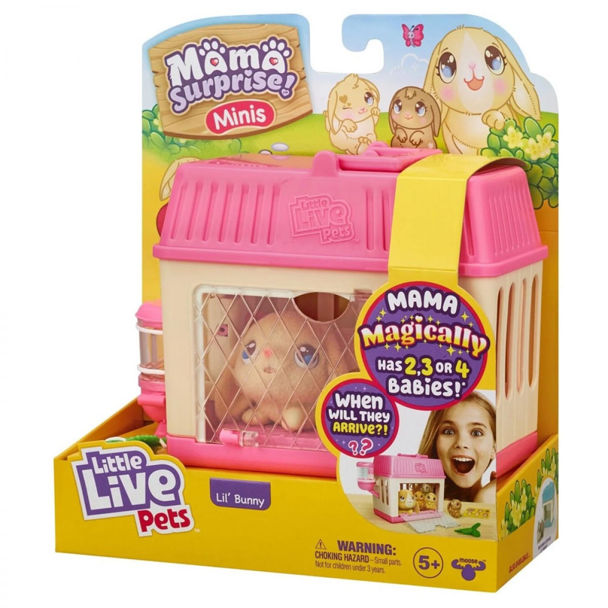 GIOCHI PREZIOSI  LITTLE LIVE PETS MAMA SURPRISE MINIS MAMA LIL` BUNNY LP301200 GIOCHI PREZIOSI  LITTLE LIVE PETS MAMA SURPRISE MINIS MAMA LIL` BUNNY LP301200