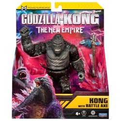 GIOCHI PREZIOSI GODZILLA X KONG ΒΑΣΙΚΕΣ ΦΙΓΟΥΡΕΣ 15ΕΚ. - KONG WITH BATTLE AXE MN303800A/MN317200