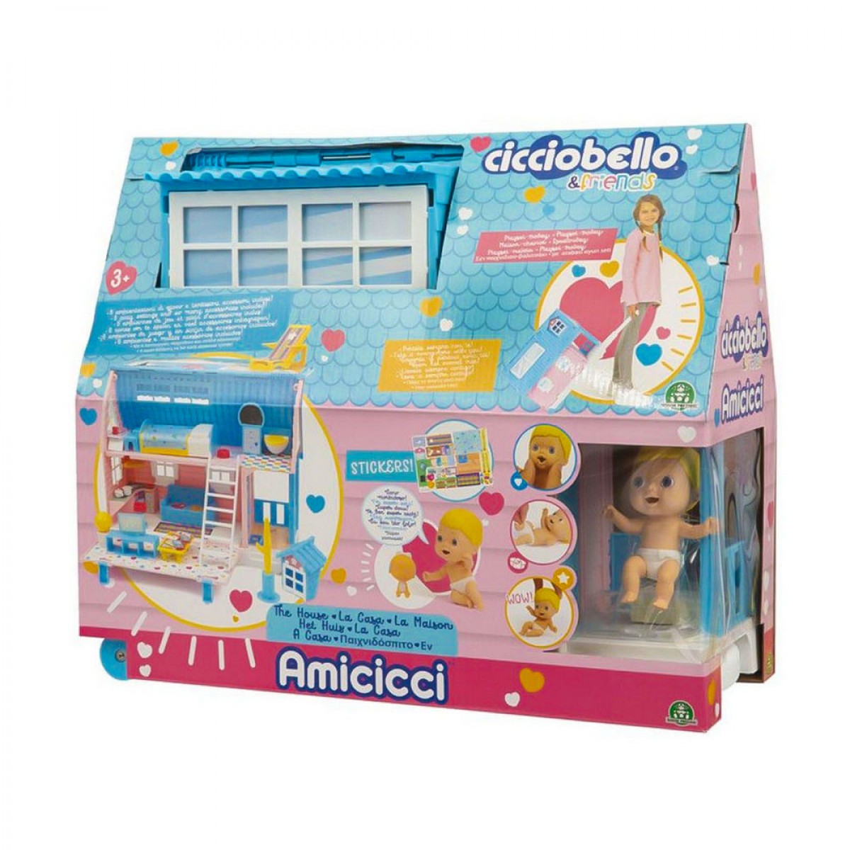 GIOCHI PREZIOSI CICCIOBELLO AMICICCI ΠΑΙΧΝΙΔΟΣΠΙΤΟ CC012000 GIOCHI PREZIOSI CICCIOBELLO AMICICCI ΠΑΙΧΝΙΔΟΣΠΙΤΟ CC012000