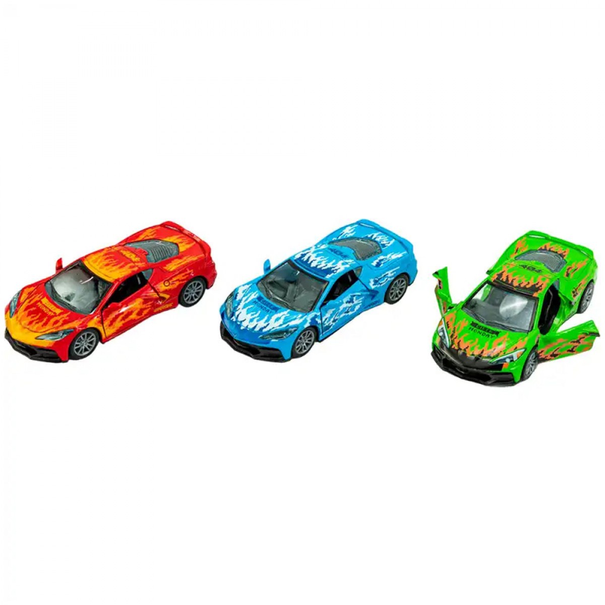 GOUNARIDIS TOYS ΜΕΤΑΛΛΙΚΟ ΑΥΤΟΚΙΝΗΤΟ 1:32 C8 ΣΠΟΡ ΦΩΤΙΕΣ Κ174Α26