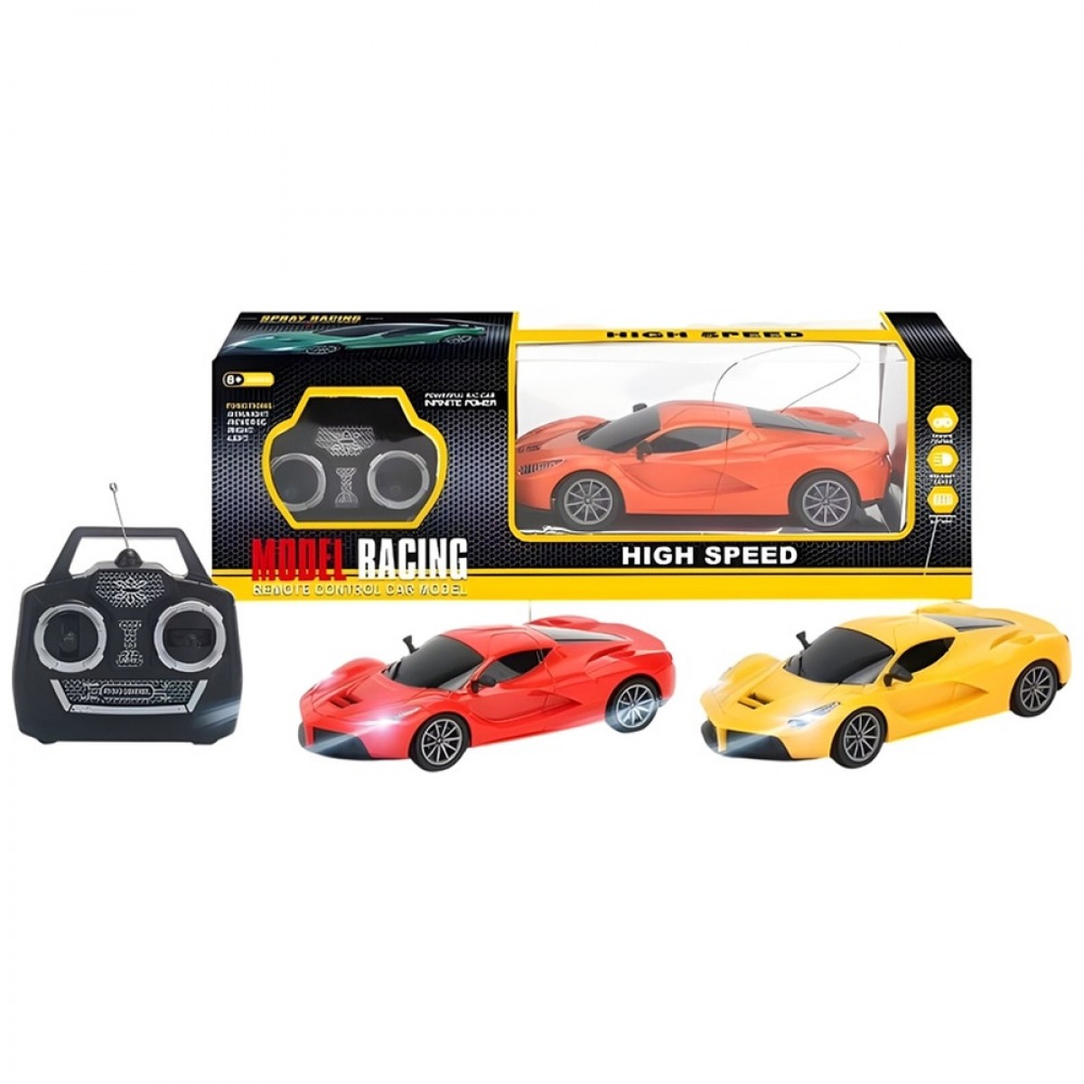 GOUNARIDIS TOYS ΤΗΛΕΚΑΤΕΥΘΥΝΟΜΕΝΗ ΚΟΥΡΣΑ 1:24 4 ΚΑΝΑΛΙΑ KM650-1