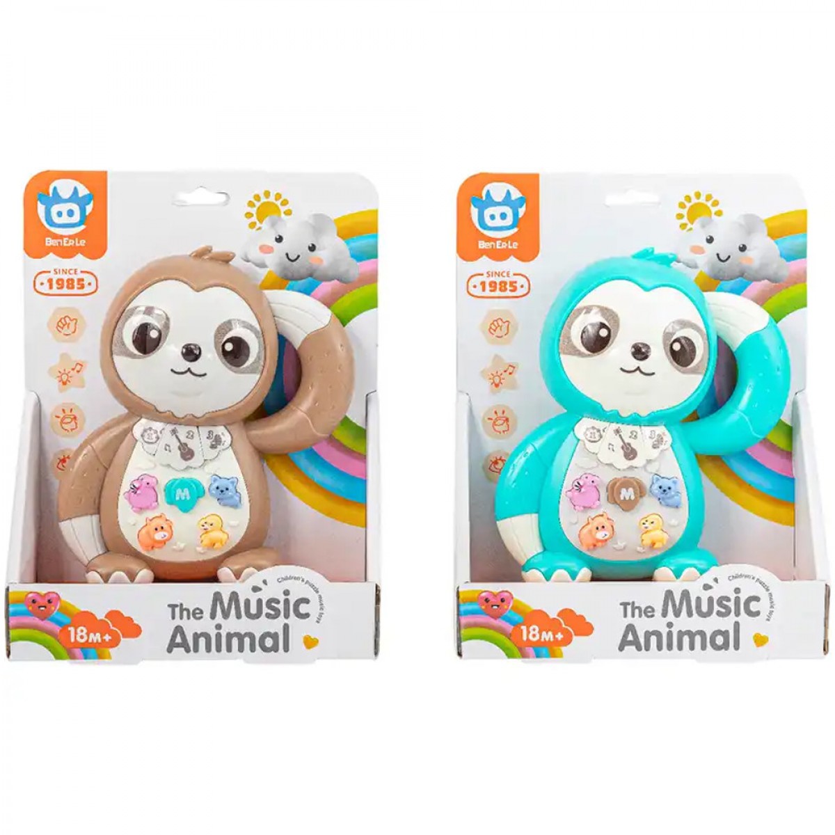 GOUNARIDIS TOYS ΧΑΡΟΥΜΕΝΟ ΑΡΚΟΥΔΑΚΙ ΜΕ ΦΩΤΑ ΚΑΙ  ΗΧΟΥΣ 8809-B