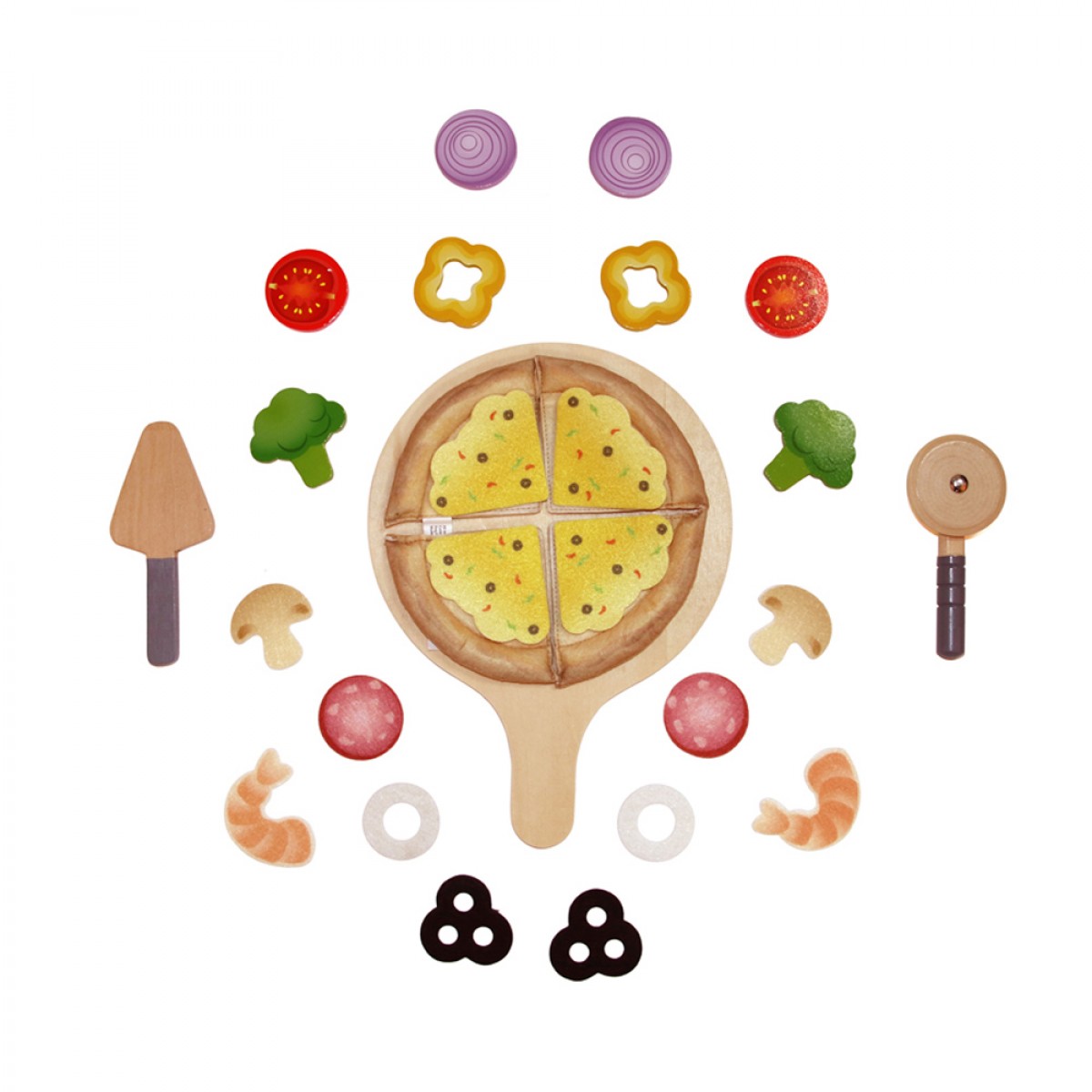 HAPE PLAYFULLY DELICIOUS ΣΕΤ ΠΙΤΣΑ Ε3173