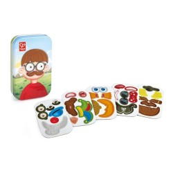 HAPE EARLY EXPLORER ΞΥΛΙΝΟ MAGNETIC FUNNY FACE E0476