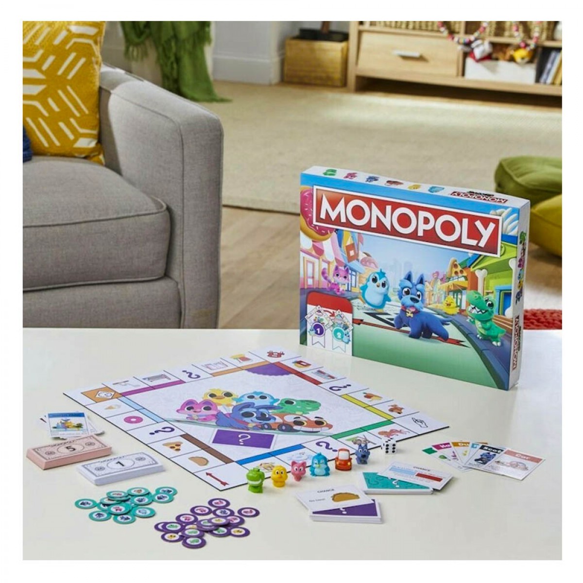 HASBRO MONOPOLY JUNIOR LEARN EARN AND GROW 44360