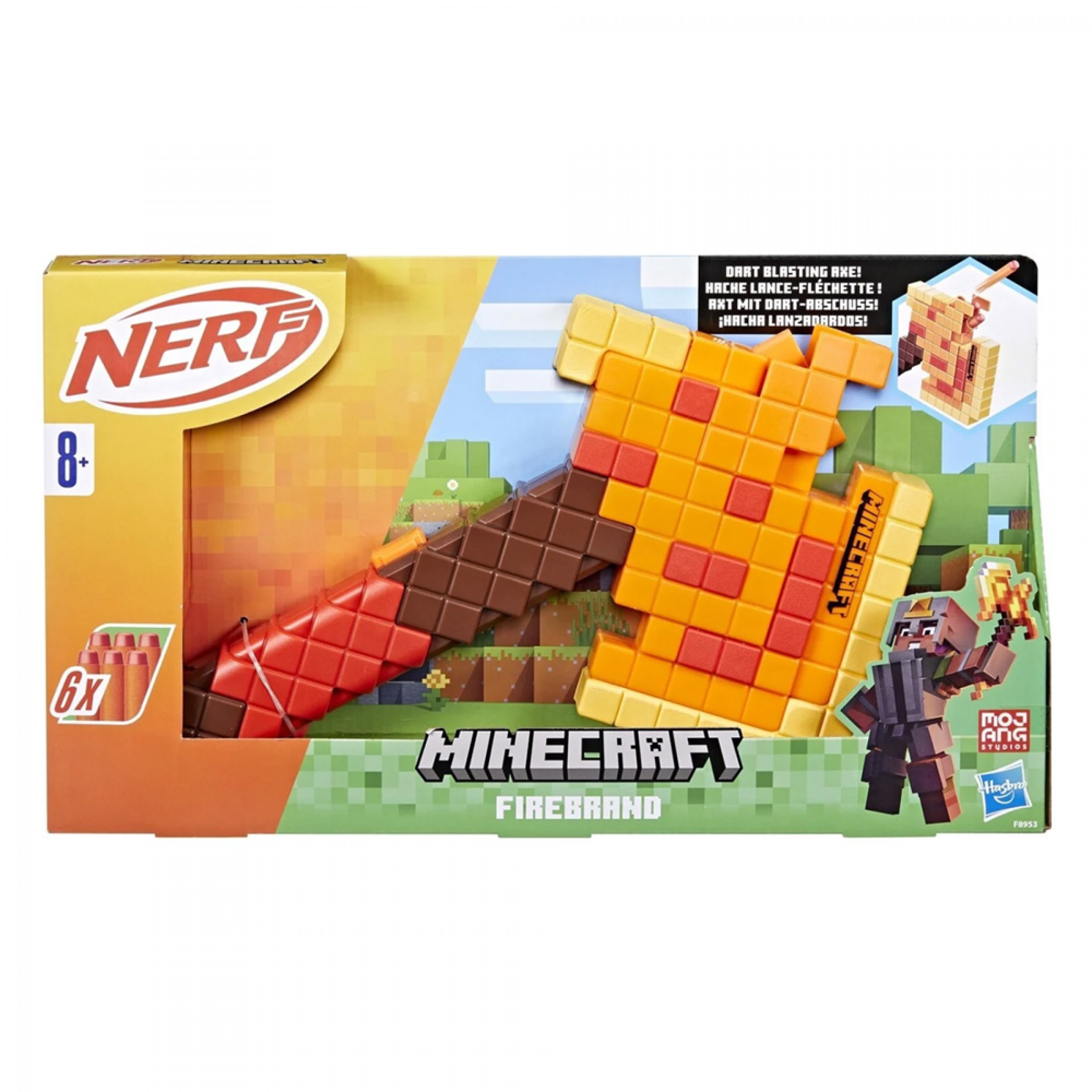 Hasbro-HASBRO NERF MINECRAFT FIREBRAND F8953(F8953) | lampridis.gr