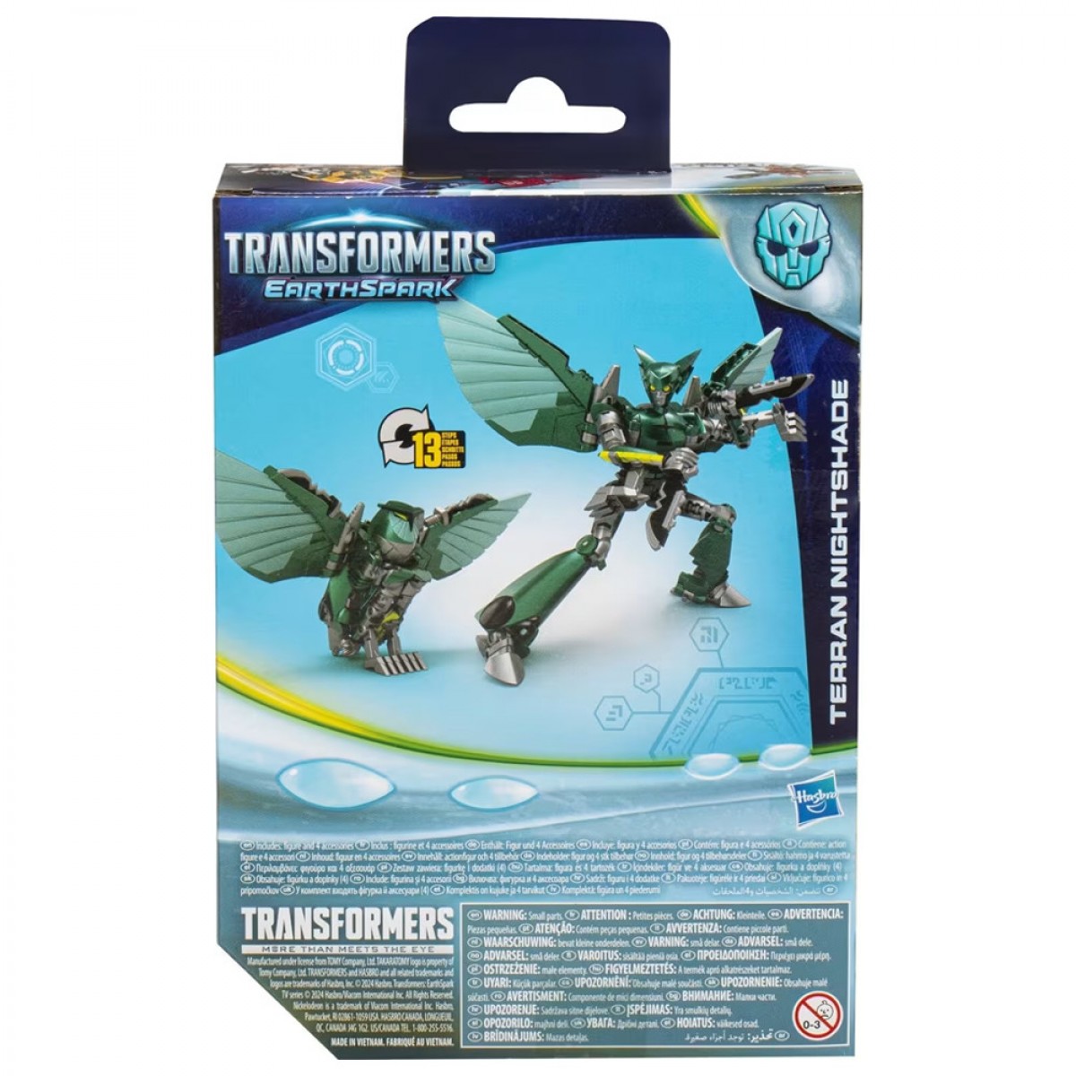 HASBRO TRANSFORMERS EARTHSPARK DELUXE TERRAN NIGHTSHADE F62310/6738