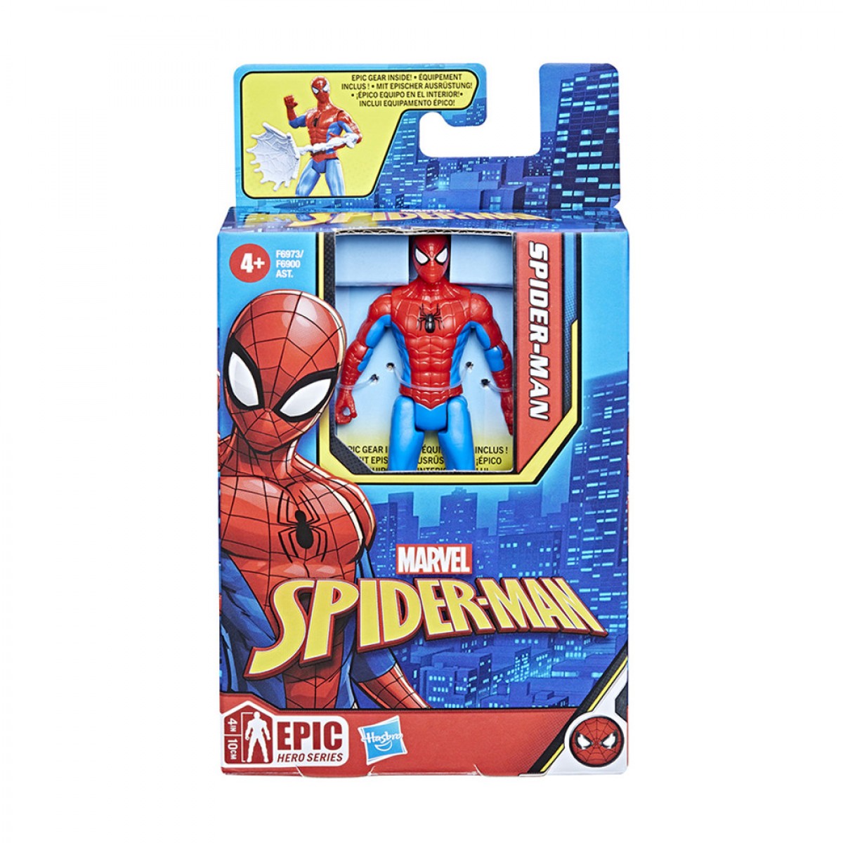 HASBRO SPIDERMAN 4IN CLASSIC RED BLUE SPIDERMAN F6973