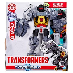 HASBRO TRANSFORMERS CYBERWORLD GRIMLOCK  CHOMP & BATTLE G0748