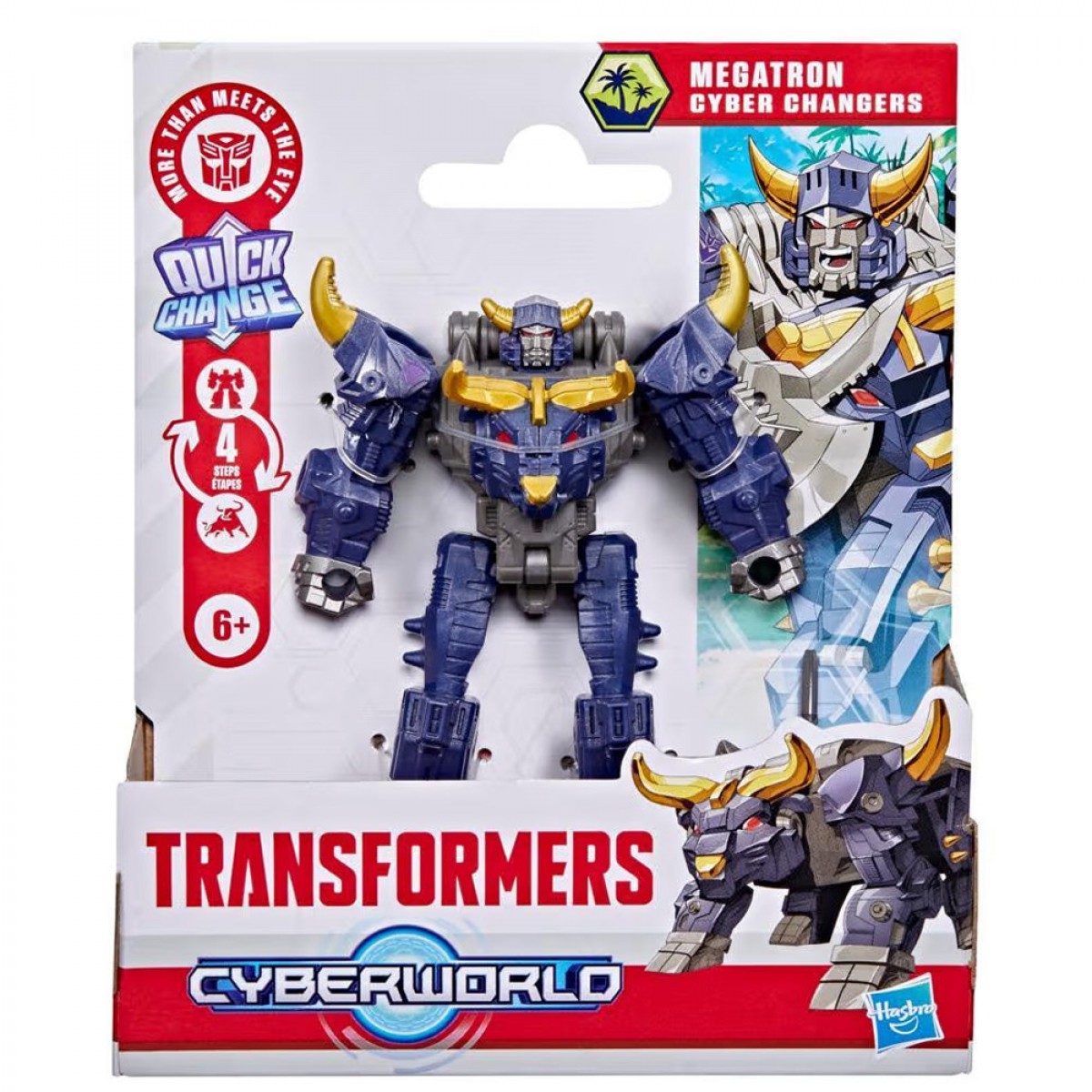 HASBRO TRANSFORMERS CYBERWORLD MEGATRON CYBER CHANGERS G0746/G1043