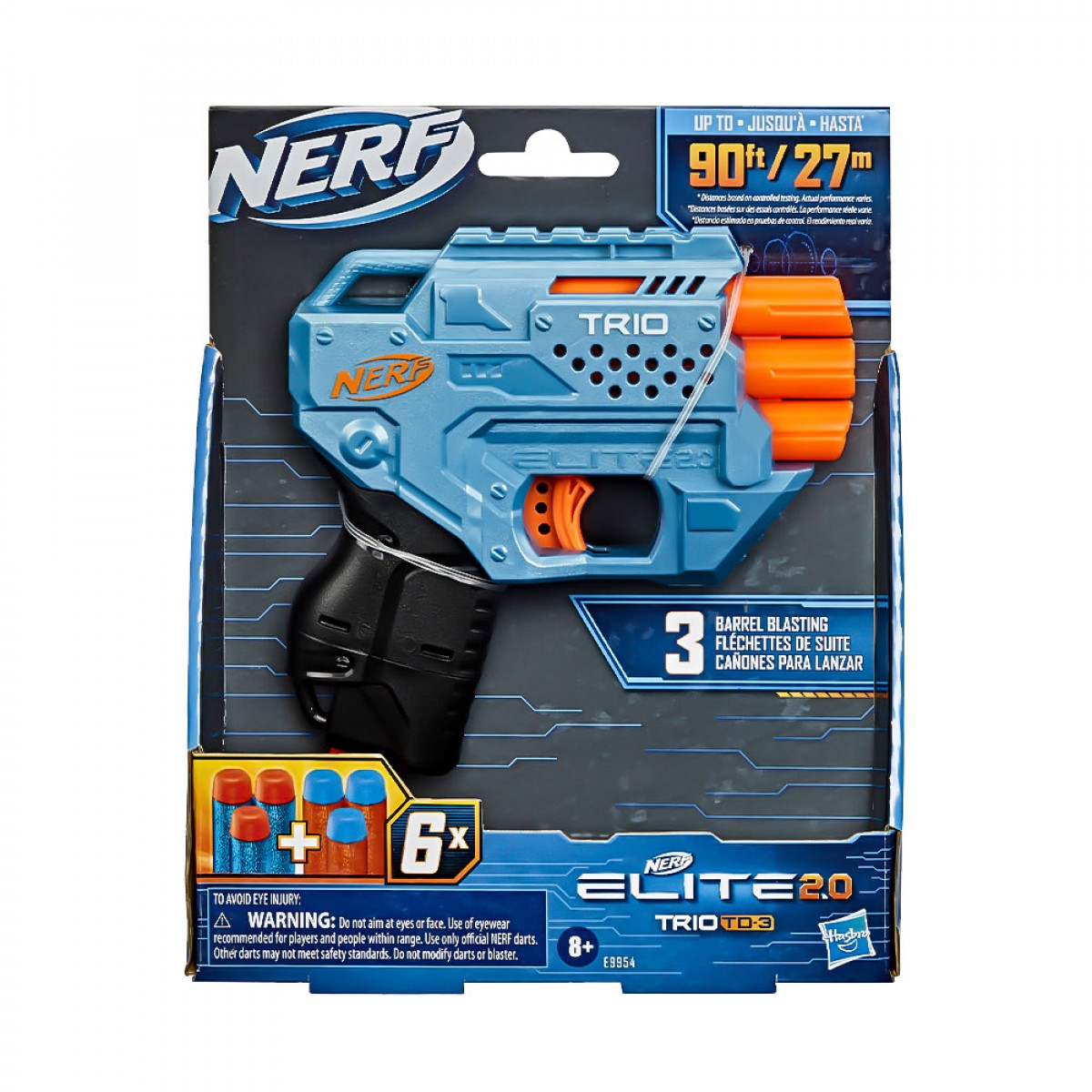 HASBRO NERF ELITE 2.0 TRIO SD3 E9954 HASBRO NERF ELITE 2.0 TRIO SD3 E9954