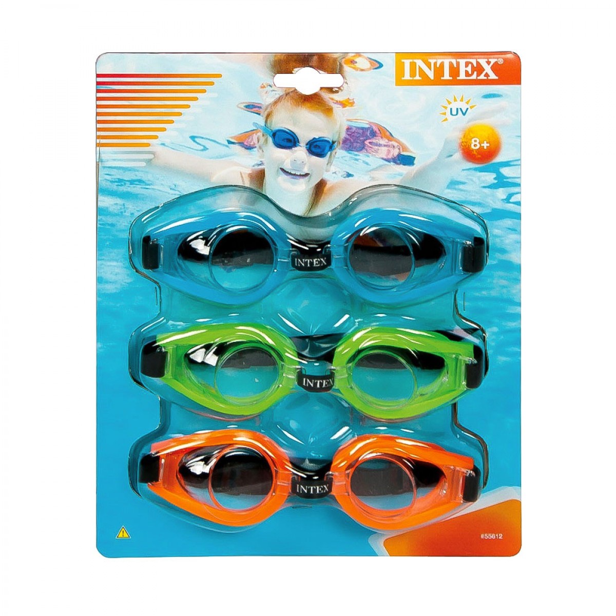 INTEX ΓΥΑΛΑΚΙΑ ΣΕΤ 3 ΤΕΜΑΧΙΩΝ 8+ ΕΤΩΝ 55612