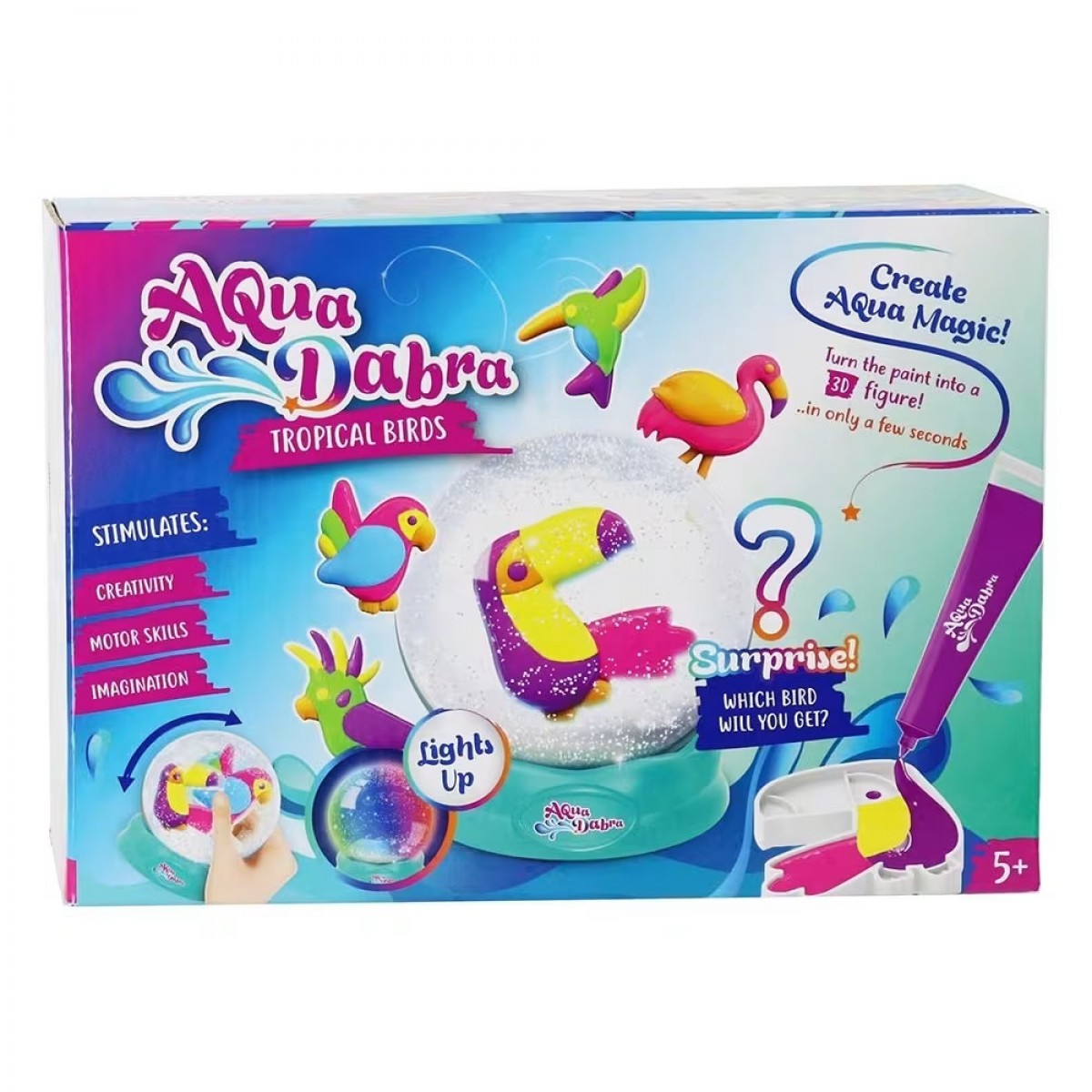 JAZWARES MINI ΕΝΥΔΡΕΙΟ 8ΤΕΜ. AQUADABRA ΤΡΟΠΙΚΑ ΠΟΥΛΙΑ FST00322