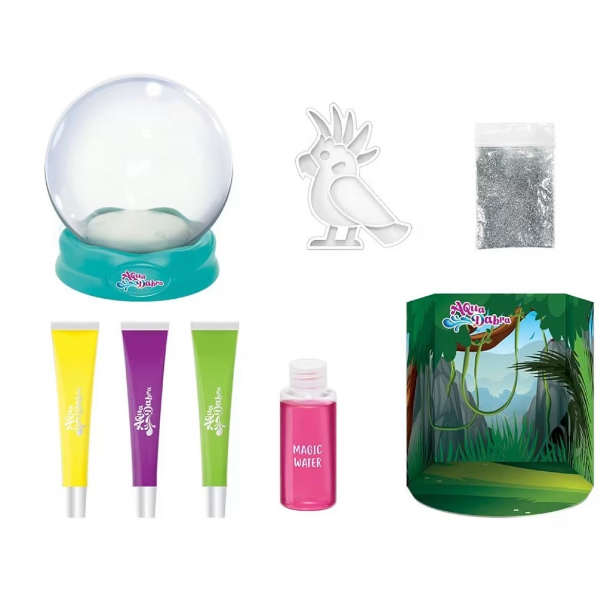 JAZWARES MINI ΕΝΥΔΡΕΙΟ 8ΤΕΜ. AQUADABRA ΤΡΟΠΙΚΑ ΠΟΥΛΙΑ FST00322